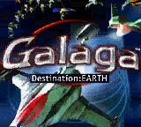 Galaga - Destination Earth Title Screen
